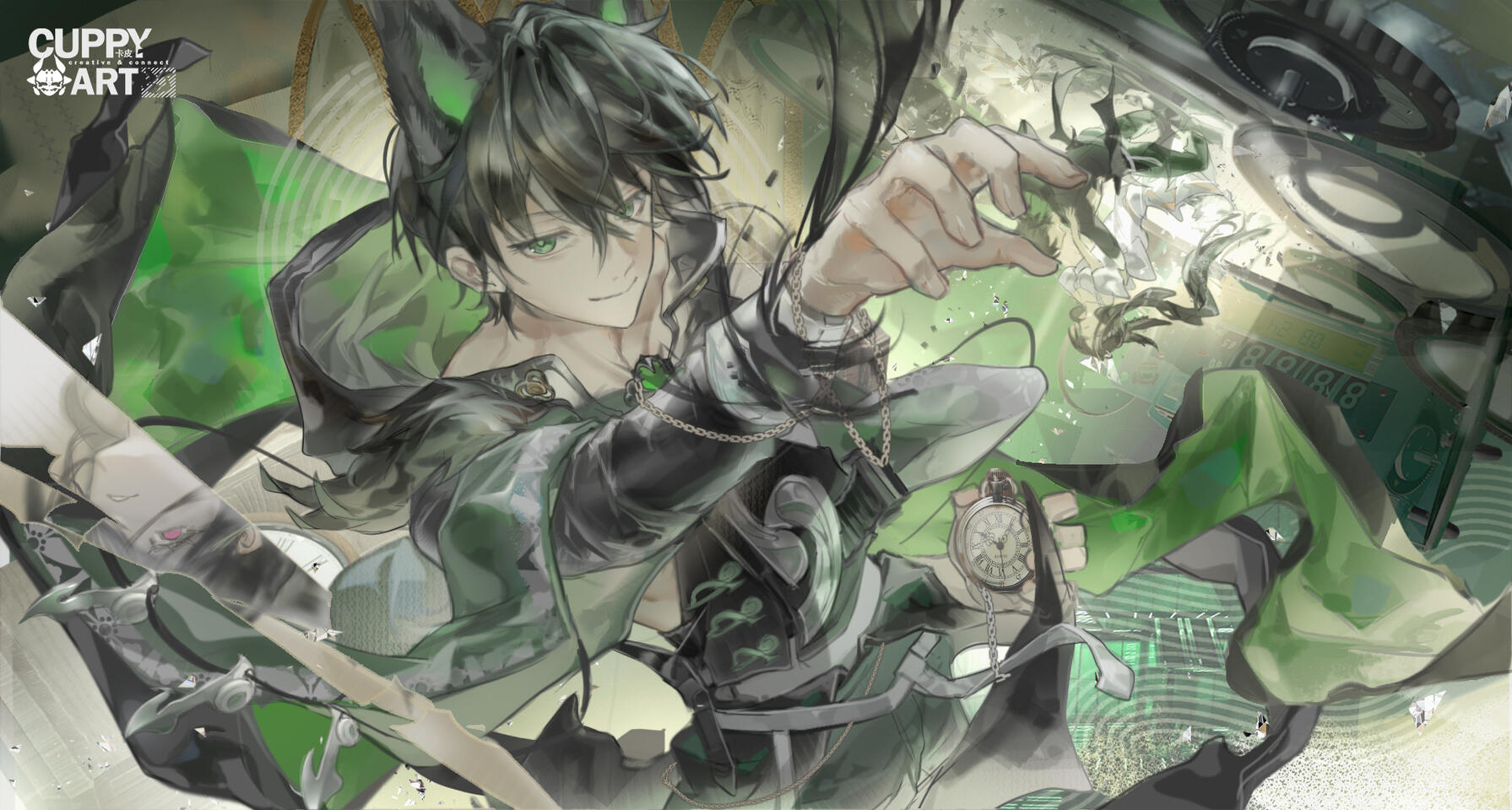 THE NARRATOR WOLF | Zeenan's lore illustration